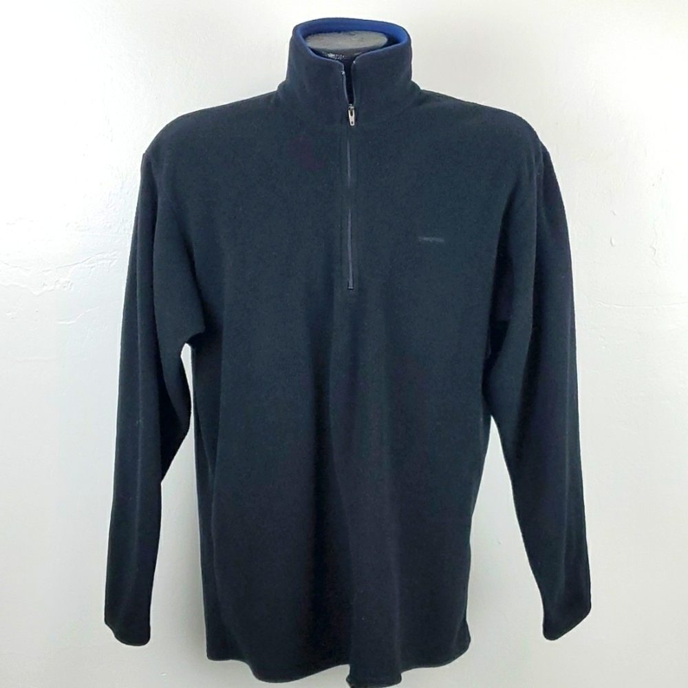 Patagonia Capilene sweatshirt men 3/4 zipper black size M